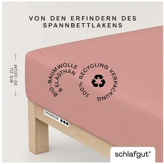 schlafgut Premium Baumwolle 120 x 200 - 130 x 220 cm purple mid