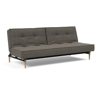 INNOVATION LIVING Schlafsofa Splitback Styletto hell Stoff Dark Grey