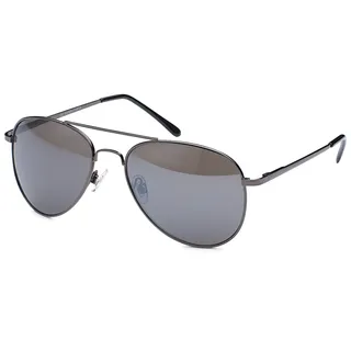 Pilotenbrille STYLEBREAKER "Piloten Sonnenbrille", Damen, grau (gestell anthrazit, glas grau getönt), Modisch, Sonnenbrillen