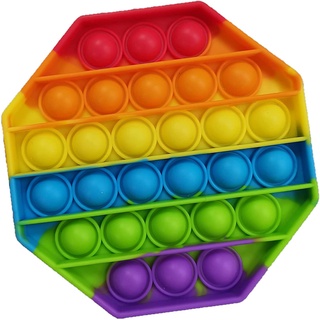 Pop It Entspannendes Spielzeug für Erwachsene und Kinder, Push Pop in Form von OtTAGONO