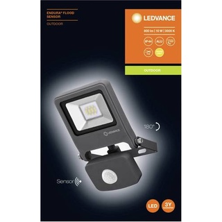 LEDVANCE ENDURA® FLOOD Sensor Warm White L 4058075292154 LED-Außenstrahler mit Bewegungsmelder 10W