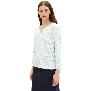 TOM TAILOR Damen T-Shirt mit Muster - 3XL