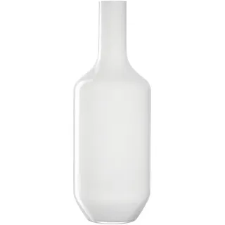 LEONARDO Bodenvase Dekovase MILANO, handgefertigt (1 St), aus Glas, in Flaschenform weiß Ø 23 cm x 64 cm