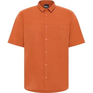 Jack Wolfskin Sierra Canyon Kurzarmhemd Burnt Orange 3XL