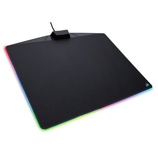 Corsair MM800 Polaris RGB Gaming Mauspad (Medium, RGB 15 Zonen Beleuchtung, Harte Oberfläche) schwarz