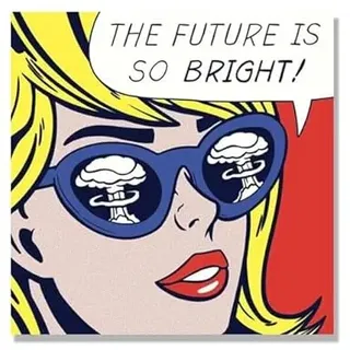 SSLDP LFHLI Roy Lichtenstein Poster Retro Comics Wandkunst Roy Lichtenstein Leinwand Gemälde und Drucke Moderne Wohnkultur Bild 50x50cm Ohne Rahmen