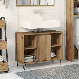 Desgin Waschtisch Artisan Eiche Technisches Holz Mittel - Badspiegel 873896 - Braun