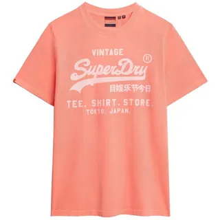 Superdry T-Shirt Herren T-Shirt 1er Pack Baumwolle (Packung, 1er Pack) orange M (48)
