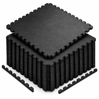 Meisterhome ® Pool Unterlegmatte Poolmatte 12 Stück – 1.92 m2 - Bodenschutz Matte für den Pool/Planschbecken - Bodenfolie Bodenmatte Poolunterlage Bodenschutz Schwarz