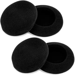 Kopfhörer Ohrpolster für Logitech H340 Ohrpolster - Ersatz Schaumstoff für Kopfhörer Logi, Φ 6CM Earpads Kopfhörer Schaumstoff Headset für Logitech Headset Ohrpolster Polster (2 Paare, Schwarz)