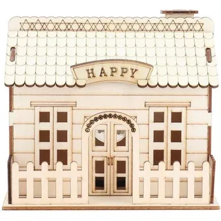 Sparschwein Holz - Klassisches Design - Große Kapazität - Kreativ für Kinder
