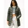Tommy Tommy Damen Daunenmantel ESSENTIAL HOODED DOWN Coat mit Kunstpelz grün pewter Green