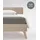 Single-Jersey 90 x 190 - 100 x 200 cm taupe