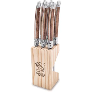 Laguiole Style de Vie Steakmesser Premium Line 6-tlg. Holzfarbe