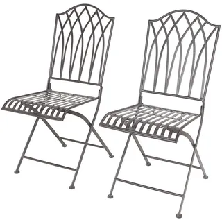 Butlers Gartenstuhl, Braun, Metall, 41x93x56 cm, Gartenmöbel, Gartenstühle, Gartenstühle