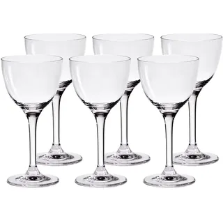 CRISTALICA Likörschale Apperatif Nick & Nora 6er Set 160 ml