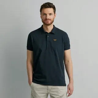 Poloshirt PME LEGEND, Herren, Gr. XXL (60/62), weiß (sky captain), Web, Obermaterial: 95% Baumwolle, 5% Elasthan, normal hüftbedeckend, Rundhals, Shirts, mit Logostickerei
