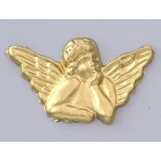 efco "Engel Wachs Dekoration, Gold, 60 x 30 mm, 2-teilig