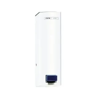 CWS Industrie-Seifenspender Jumbo für 2000 ml Flaschen Handreiniger von CWS, Kunststoff, weiß mit Zylinderschloss