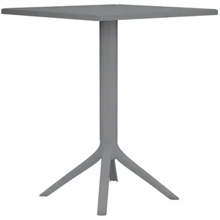 CLP Nuvela Gartentisch 60 x 60 x 76 cm Dunkelgrau