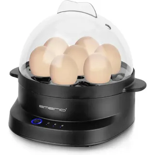 EMERIO Eierkocher 7 Eier Schwarz
