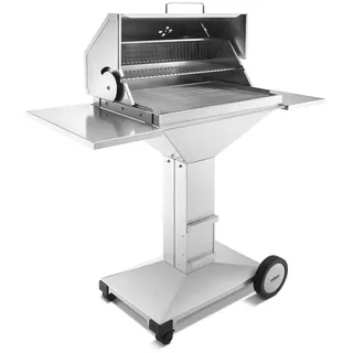 THÜROS T4 Holzkohlegrill BBQ Station Edelstahl