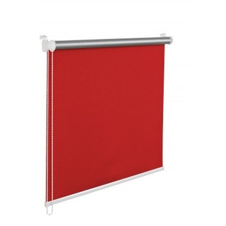 Thermorollo Verdunklungsrollo 65x200 cm rot Fensterrollo mit Thermobeschichtung  100% Abdunklung ink