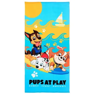 Paw Patrol Badetuch Jungen Chase 70x140cm in Mehrfarbig | Gr.: onesize