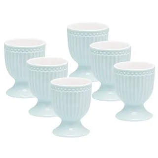 Greengate Frühstücks-Set Alice Eierbecher pale blue 6,5 cm Set6 blau