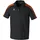 Evo Star Kurzarm-poloshirt Black Orange XL