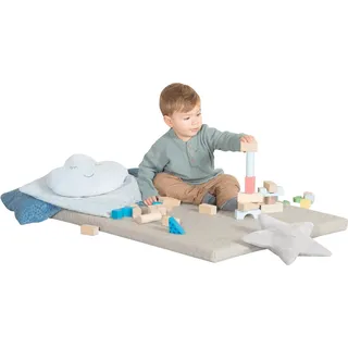 roba Spielmatte 78 x 100 cm Greyish gesteppt