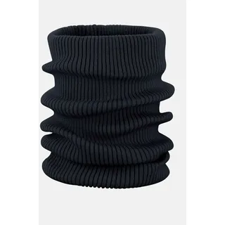 MELA DAIVI Schlauchschal Navy Blau Rippstrick Loop