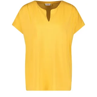 GERRY WEBER Shirtbluse Shirt mit Kräuseldetails EcoVero 38