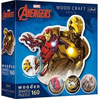 Marvel Heroes - Holz Puzzle 160  Marvel Avengers - Ironman's Flug