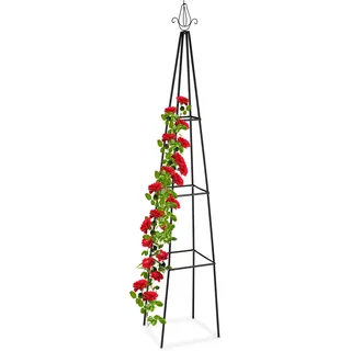 Relaxdays Obelisk 38 x 204 x 38 cm Schwarz