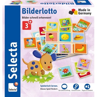 Selecta Spiel, Selecta Erste Spiele Holz Bilderlotto 30 Teile 63022