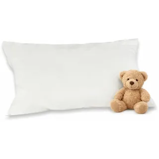 Irisette Bambino Kinder Kopfkissen - Produziert in Deutschland - Kopfkissen mit Bezug aus reiner Baumwolle, 40 x 60 cm, Schadstoffgeprüfte Textilien - Öko-Tex zertifiziert