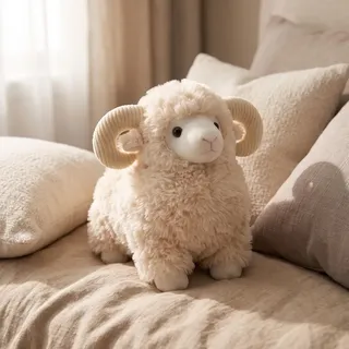 Dodo Little Lamb Plüschtier 22cm Kuscheltier Lamm Kawaii Anime Puppe Kindergeburtstag Weihnachten Geschenk - Farbe: Hellbraun