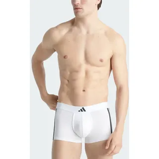 adidas Active Flex Cotton 3 Stripes Boxershorts Schwarz / Weiß S 2er Pack