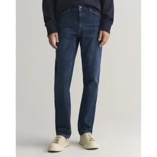 Gant für Herren. 1000261 Jeans Regular Fit blau (31/34), Lässig, Baumwolle, Denim