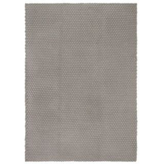 Teppich Rechteckig Grau 180x250 cm Baumwolle, furnicato, Rechteckig grau