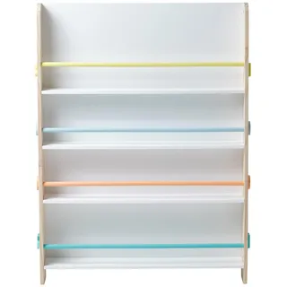 Vertbaudet Kinder Bücherregal Books weiß/Natur ONE Size