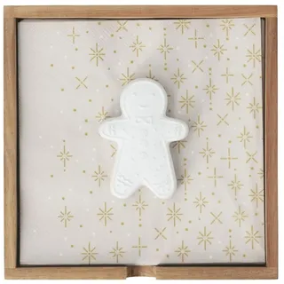 räder Serviettenhalter Lebkuchenmännchen Akazienholz Tischdeko