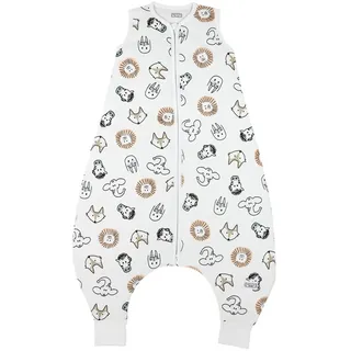 Meyco Baby Schlafsack-Overall Animal Weiß 92