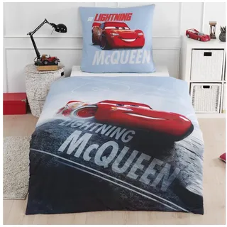 termana Cars Motiv Blau 135 x 200 cm + 80 x 80 cm