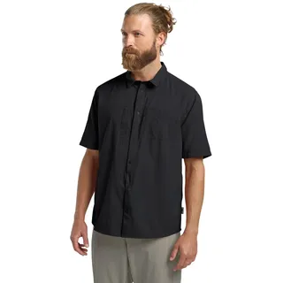 Jack Wolfskin Sierra Canyon Kurzarmhemd Schwarz L