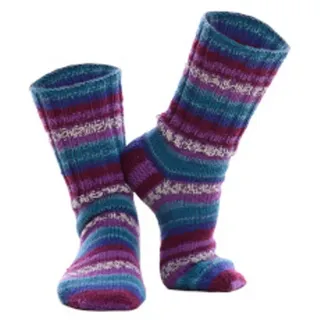 Evoni Thermosocken Wollsocken handgestrickt strapazierfähig vielseitig einsetzbar 37-38