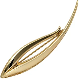 Jobo Brosche JOBO "Goldbrosche 59 mm", gelbgold 333, Broschen, Damen, Gelbgold 333, Brosche, 333 Gold