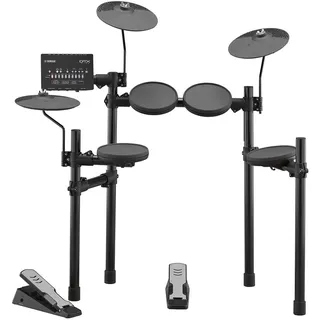 Yamaha DTX402K elektronisches Schlagzeug schwarz – Komplettes E-Drum-Set mit 415 professionellen Sounds – 10 Drum Kits