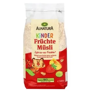 Alnatura Bio Kinder Früchte, Müsli 500G